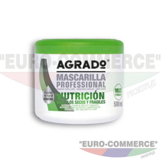 HRANLJIVA MASKA ZA KOSU 500ML AGRADO