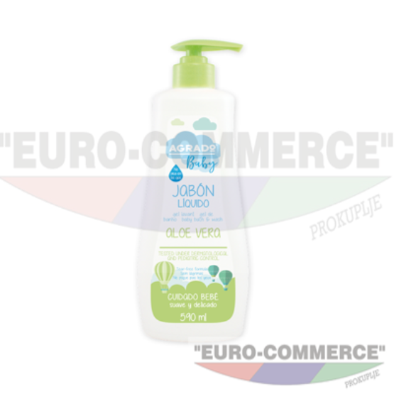 BEBI GEL ZA TUSIRANJE I KUPANJE ALOE VERA 590ML AGRADO BABYU