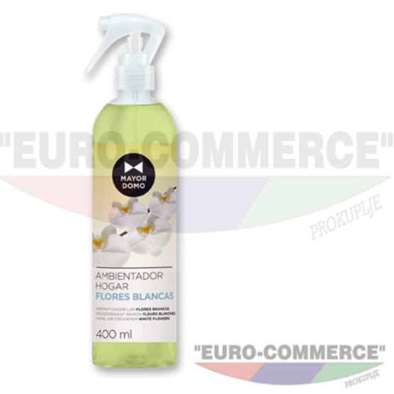 OSVEZIVAC PROSTORIJA i tkanine BELO CVCECE 400ML MAYORDOMO